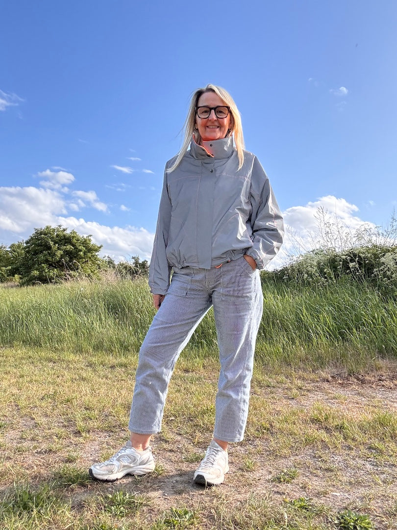 Coole Jule Reflektorstoff Grau Materialpaket – echt Knorke