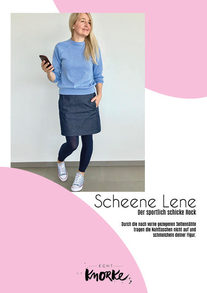 Die scheene Lene - der sportlich schicke Rock | Schnittmuster