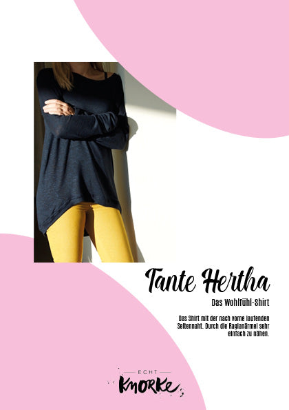 Tante Hertha – das Wohlfühl-Shirt  | Schnittmuster