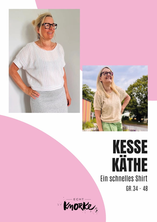 Die KESSE KÄTHE - ein schnelles Shirt | Schnittmuster