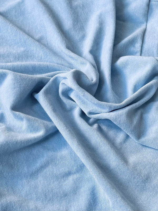 Frottee Hellblau