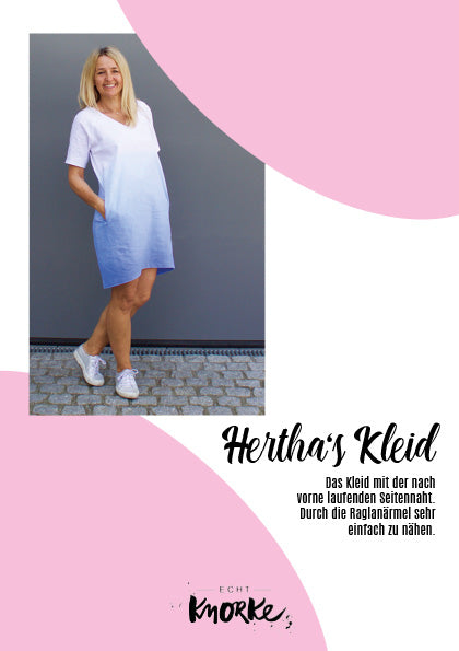 Hertha’s Kleid – das Wohlfühl-Kleid | Schnittmuster