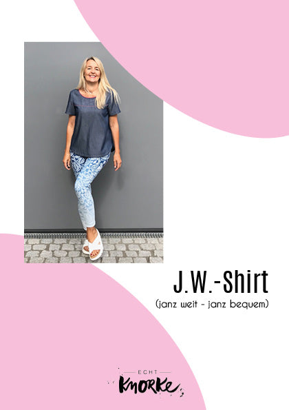 J.W.-Shirt - Janz weit, janz bequem | Schnittmuster