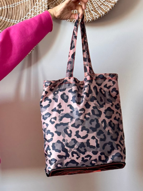 TAFFE BINE - Einkaufstasche LEOPRINT | Materialpaket inkl. Papierschnittmuster