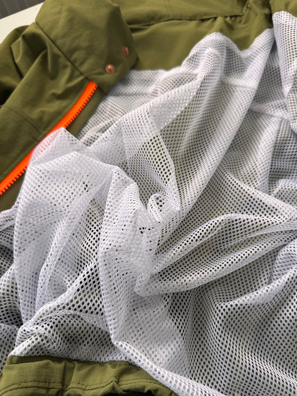 Mesh Futterstoff Weiß