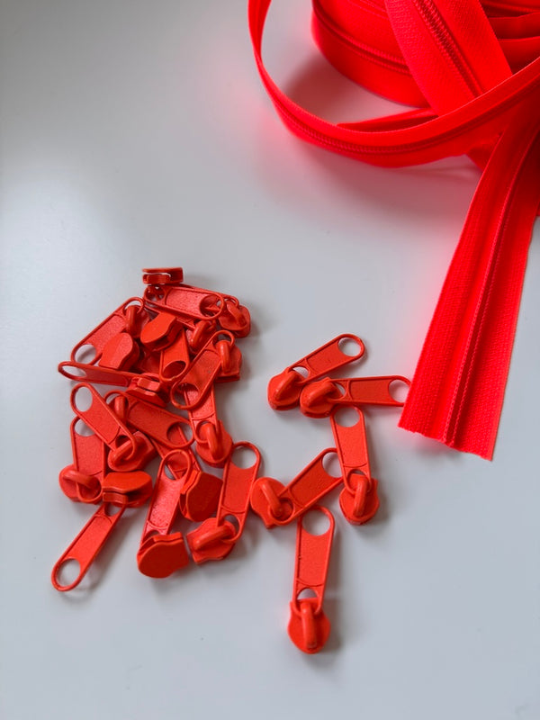 SCHIEBER für endlos-Reißverschluss ORANGE