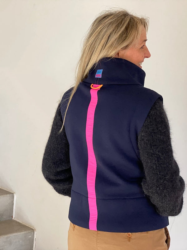 WARME WILMA Sweat DUNKELBLAU | Materialpaket