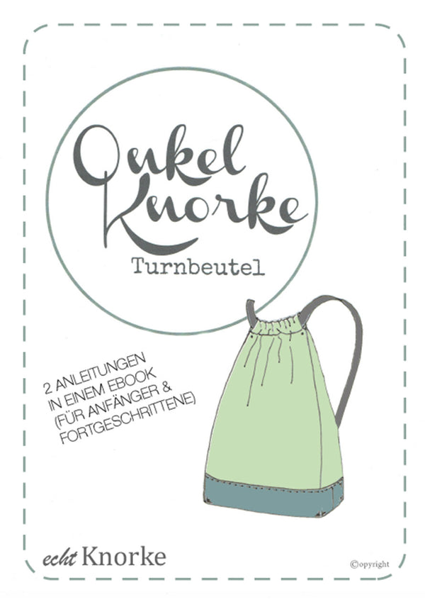 Onkel Knorke Turnbeutel | Schnittmuster