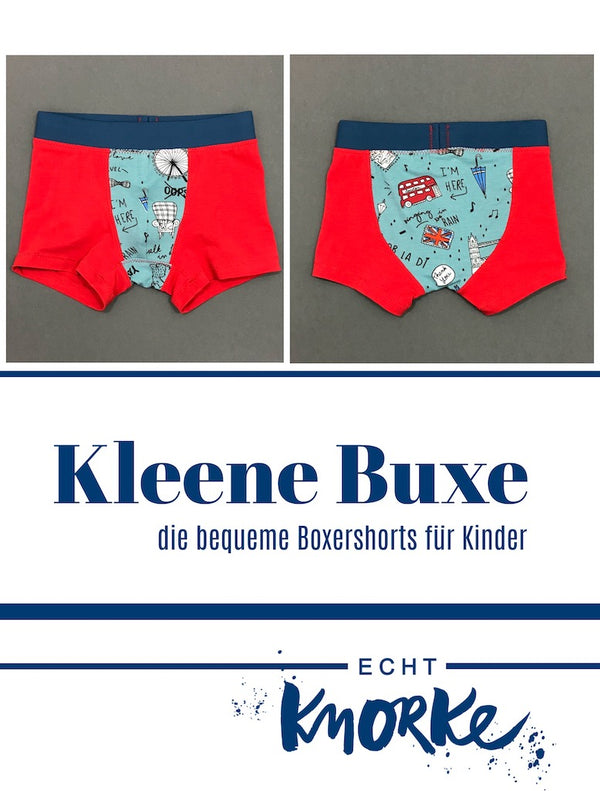 Kleene Buxe - die bequeme Boxershorts für Kinder | Schnittmuster